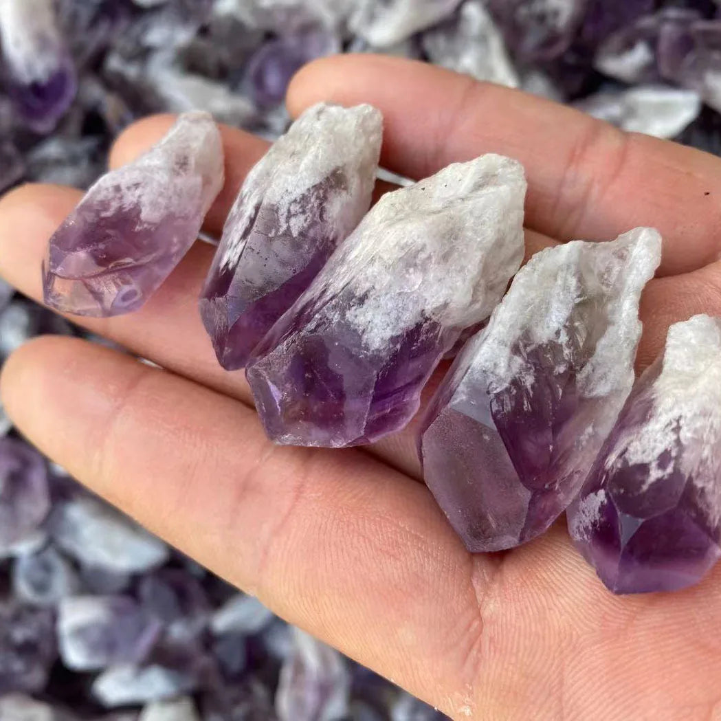 100g Amethyst Citrine Combo Bulk Wholesale Crystal Points Chunks Healing Crystals Landscaping Feng Shui Fish Tank Decor