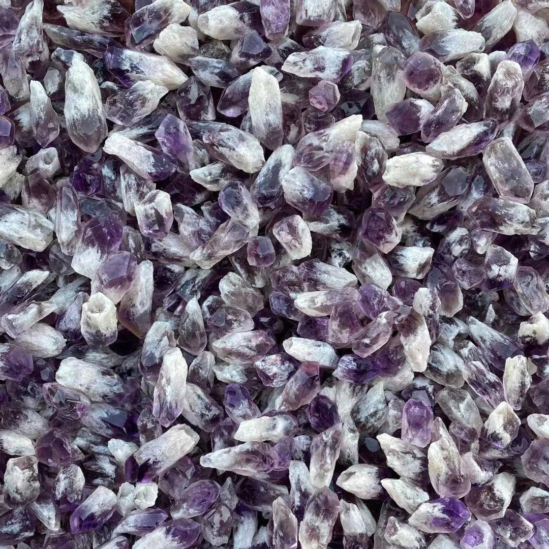 100g Amethyst Citrine Combo Bulk Wholesale Crystal Points Chunks Healing Crystals Landscaping Feng Shui Fish Tank Decor