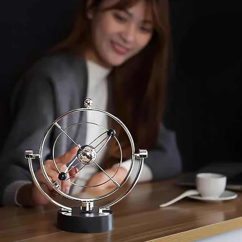 Rotation Perpetual Motion Newton Pendulum Balance Ball Pendulum Ball Physics Tumbler Craft Home Table Decorations Desk Toy Gift