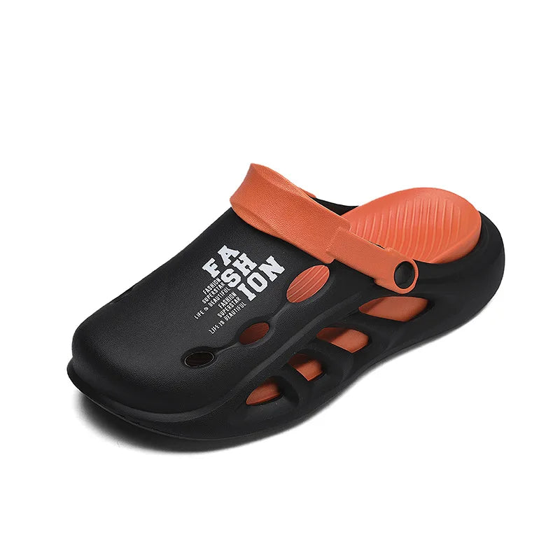 Men's Summer Thick Sandals Wear Dual-use Sports Slippers Feeling of Treading on Shit Beach Sandals Eva Soft Slippers Light 40-45