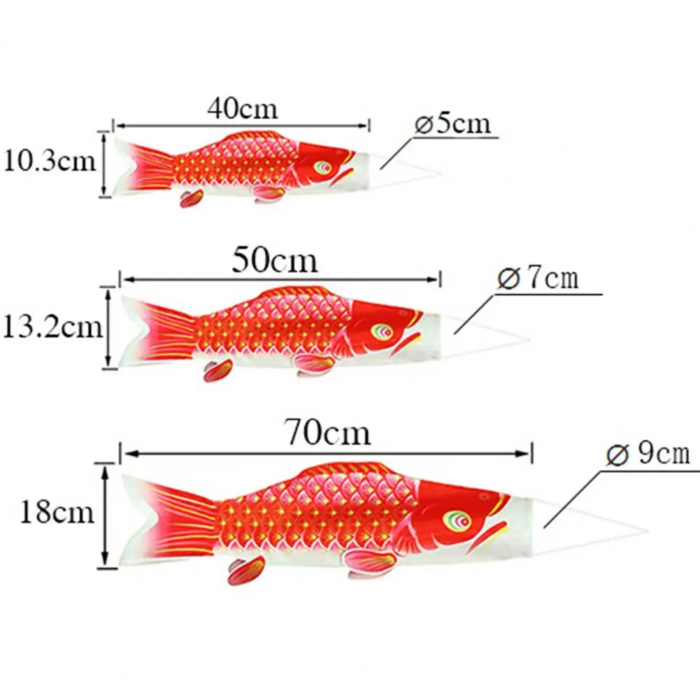 Japanese Koinobori Carp Flag Tour Guide Flag Japan Carp Streamer Windsock Decoration Fish Flags Photography Anime Cosplay Flags