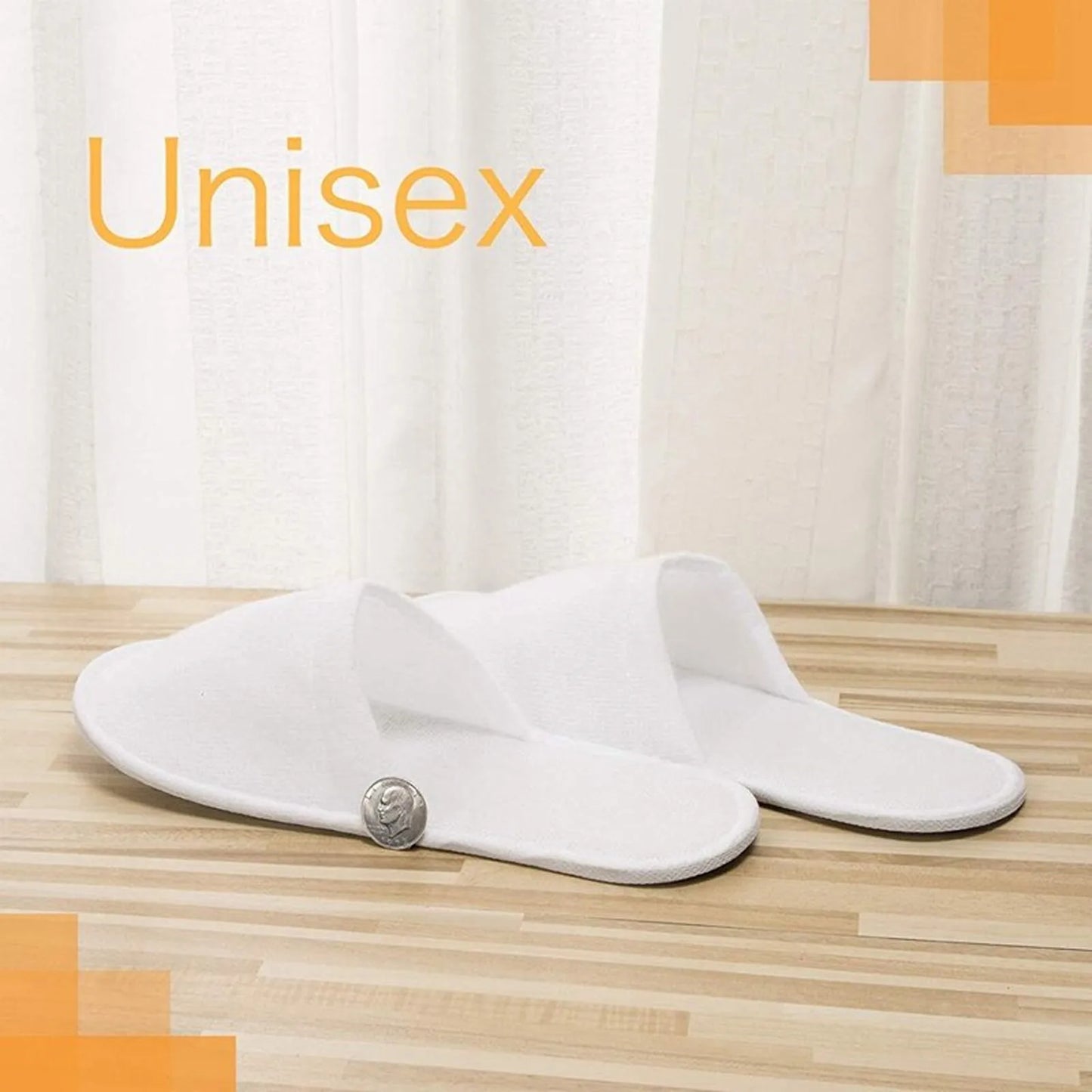 Spa Slippers 10/20 Pairs of Brushed Plush Closed-toe Disposable Slippers for Men and Women Suitable for Families Guest Hotel Tra