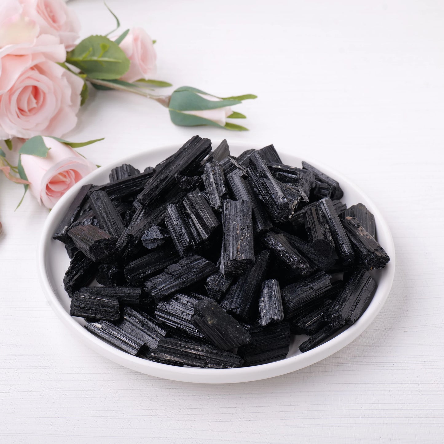 50G/BAG Natural Crystal Black Tourmaline Raw Stone ILrregular Size Reiki Healing Energy Gemstone Mineral Specimen Home Decora