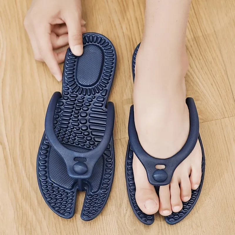 Slippers Men's Platform Flip Flops Bathroom Home Slippers Women Hotel slippers Outdoor travel folding slippers Non-slip Slides