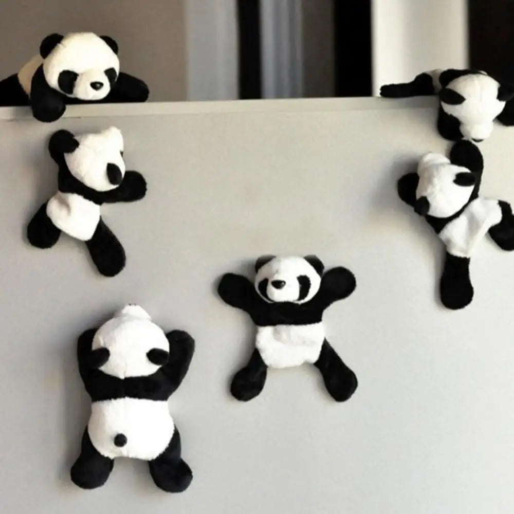 Fridge Magnets Creative Panda 3d Magnets Cartoon Panda Home Decor Sticker Refrigerator Sticker Gift Office Whiteboard Gadget