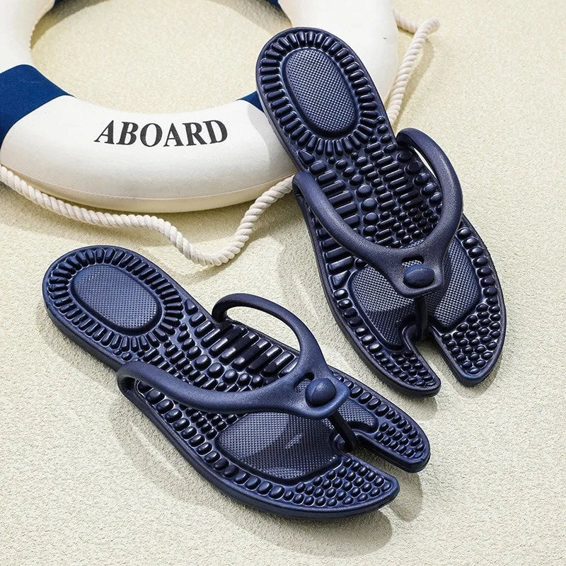 Slippers Men's Platform Flip Flops Bathroom Home Slippers Women Hotel slippers Outdoor travel folding slippers Non-slip Slides