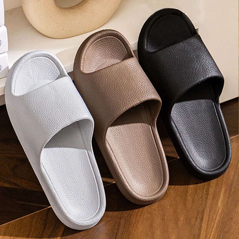 Summer NEW Slippers For Men Women Eva Soft Bottom Slippers Indoor House Slides Flat Sandals Outdoor Beach Shoes Man Flip Flops