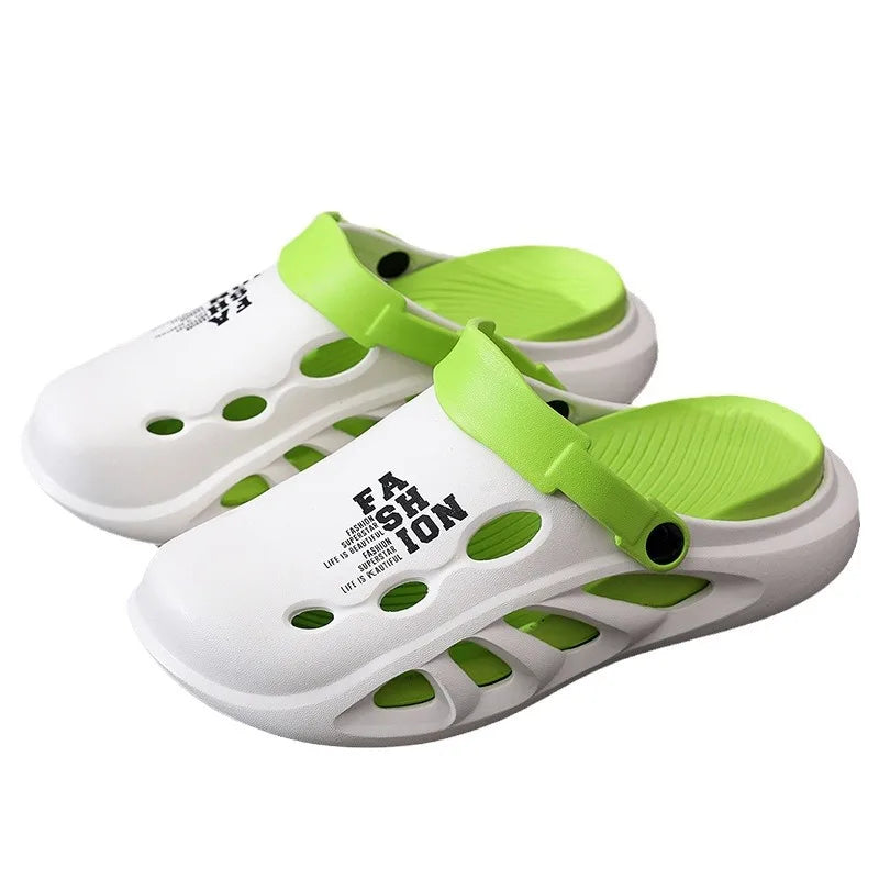 Men's Summer Thick Sandals Wear Dual-use Sports Slippers Feeling of Treading on Shit Beach Sandals Eva Soft Slippers Light 40-45