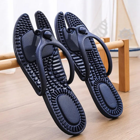 Slippers Men's Platform Flip Flops Bathroom Home Slippers Women Hotel slippers Outdoor travel folding slippers Non-slip Slides